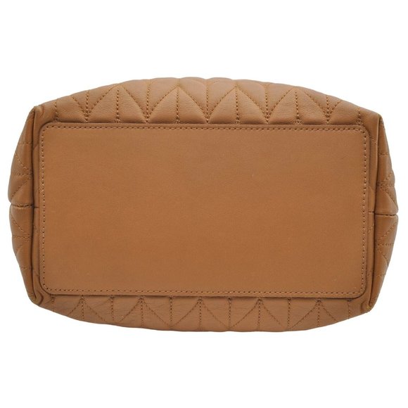 Gucci Camel Matelasse Leather Two Strap Tote with Bold Chrome - Picture 8 of 16